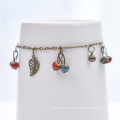 Shangjie OEM Ceramic Anklet Mori Bell Beach Anucas Joyas de pie Campanas de la cadena de tenis Link tobilleros